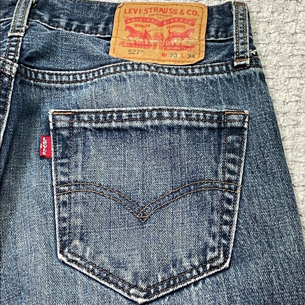 Vintage Levi’s 527 Cropped Jeans Size 30 - Picture 5 of 12